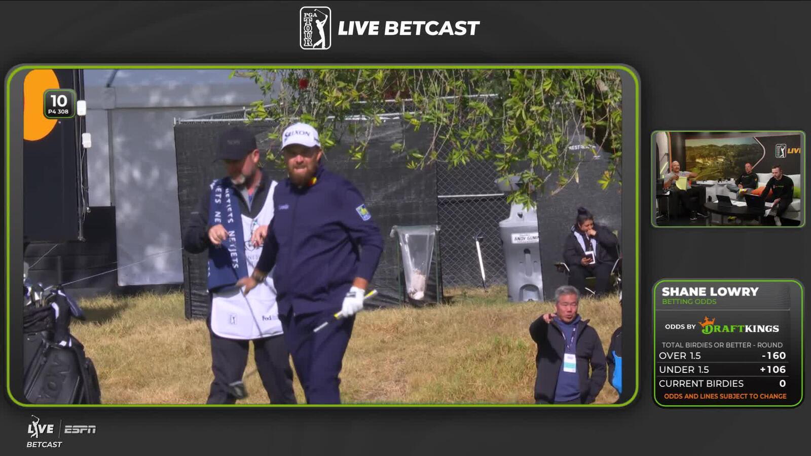 Shane Lowry rolls in 6-foot birdie putt on No. 10 at The Genesis