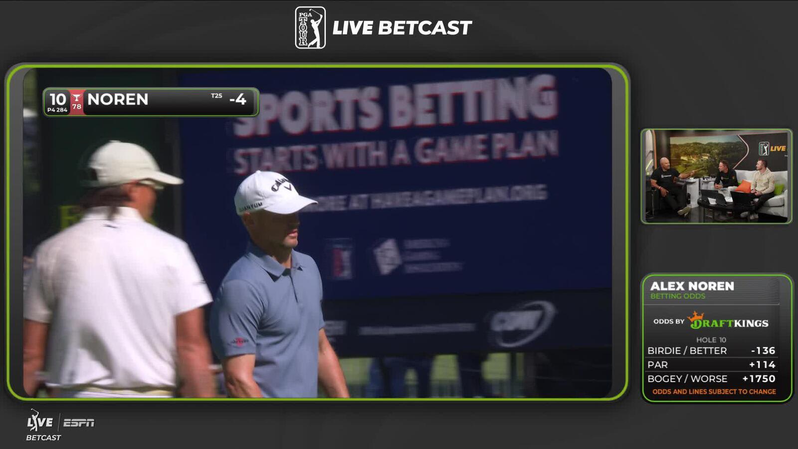 Alex Noren taps in from 2 feet for birdie on No. 10 at The Genesis