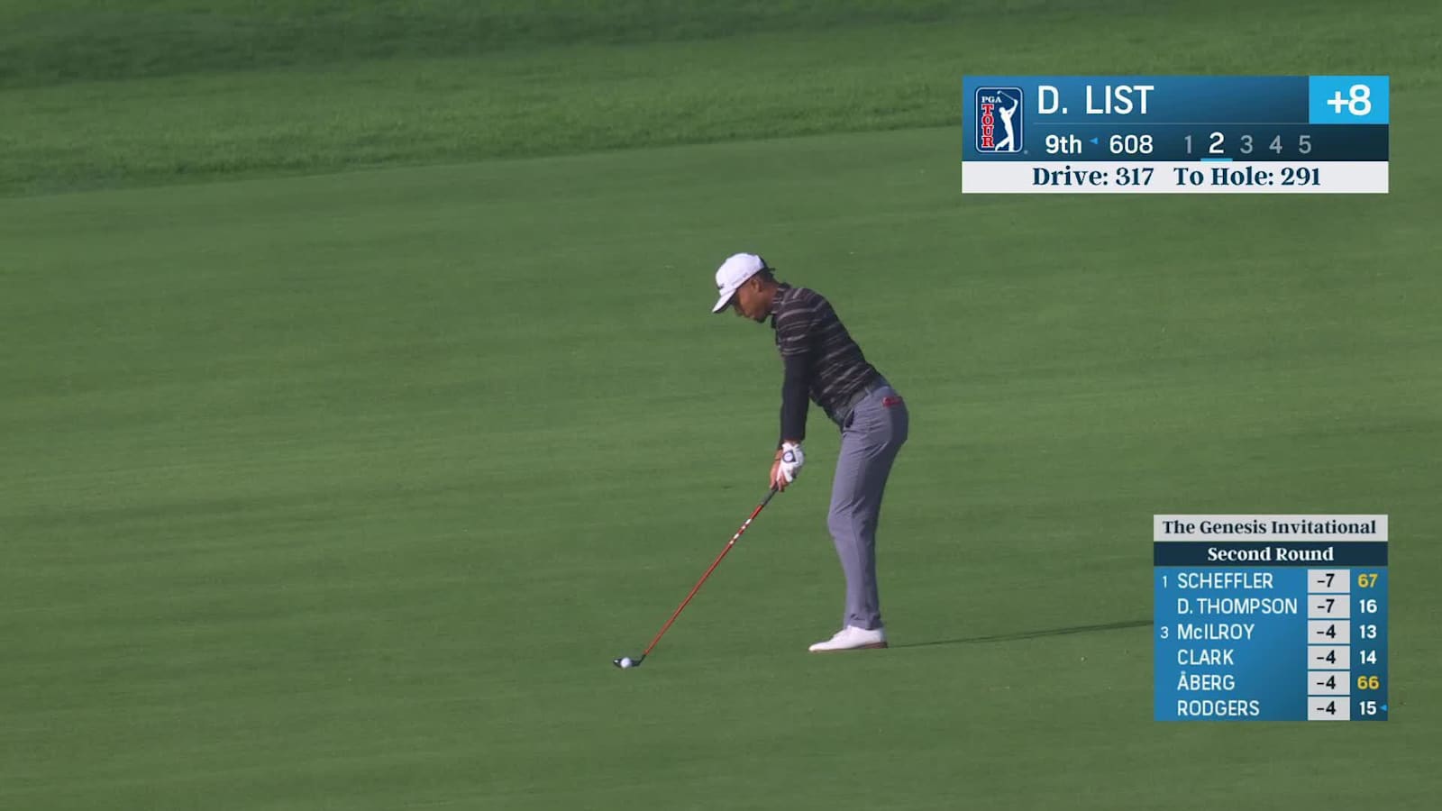 Danny List makes birdie on No. 9 at The Genesis