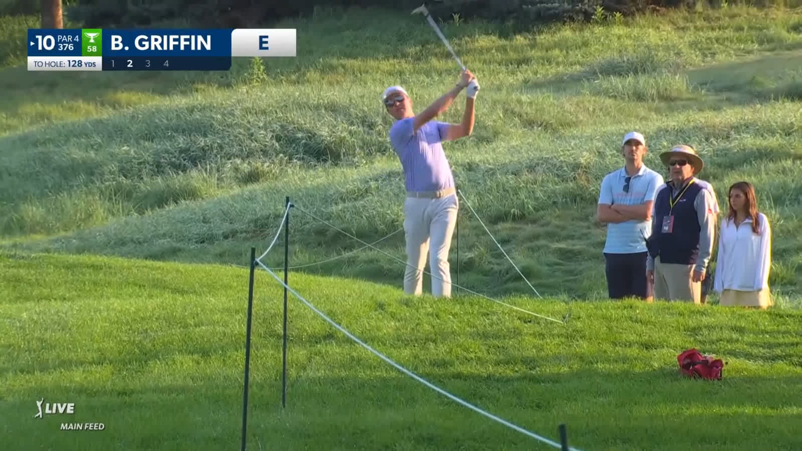 Ben Griffin rolls in birdie putt at 3M Open
