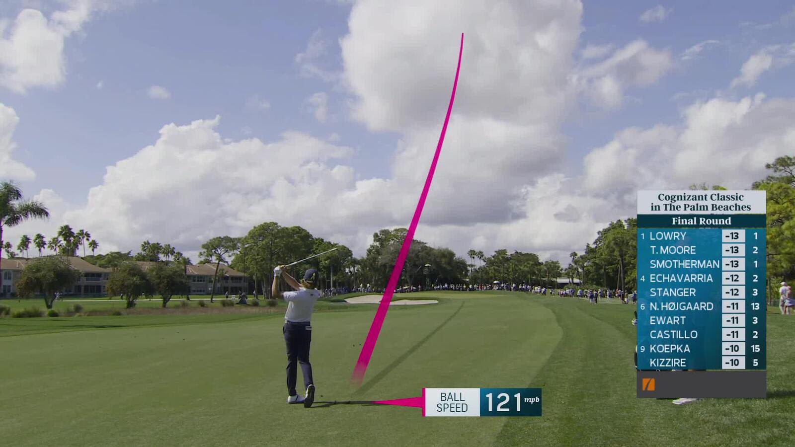 Austin Smotherman hits 164-yard approach to 1 foot, birdies No. 2 at Cognizant Classic