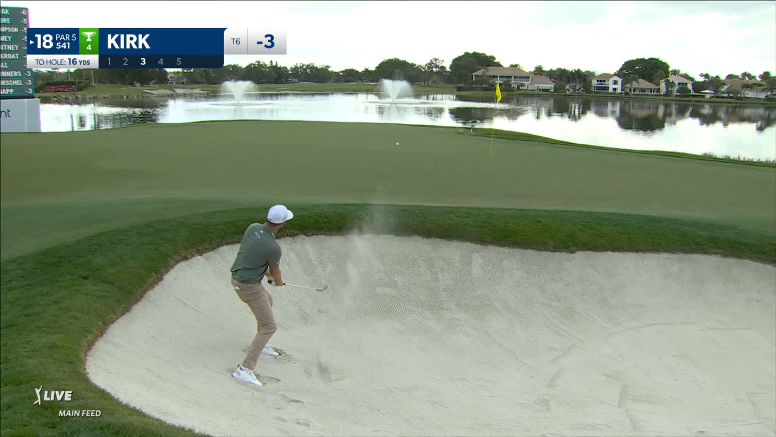 Chris Kirk's bunker play leads to birdie at Cognizant Classic