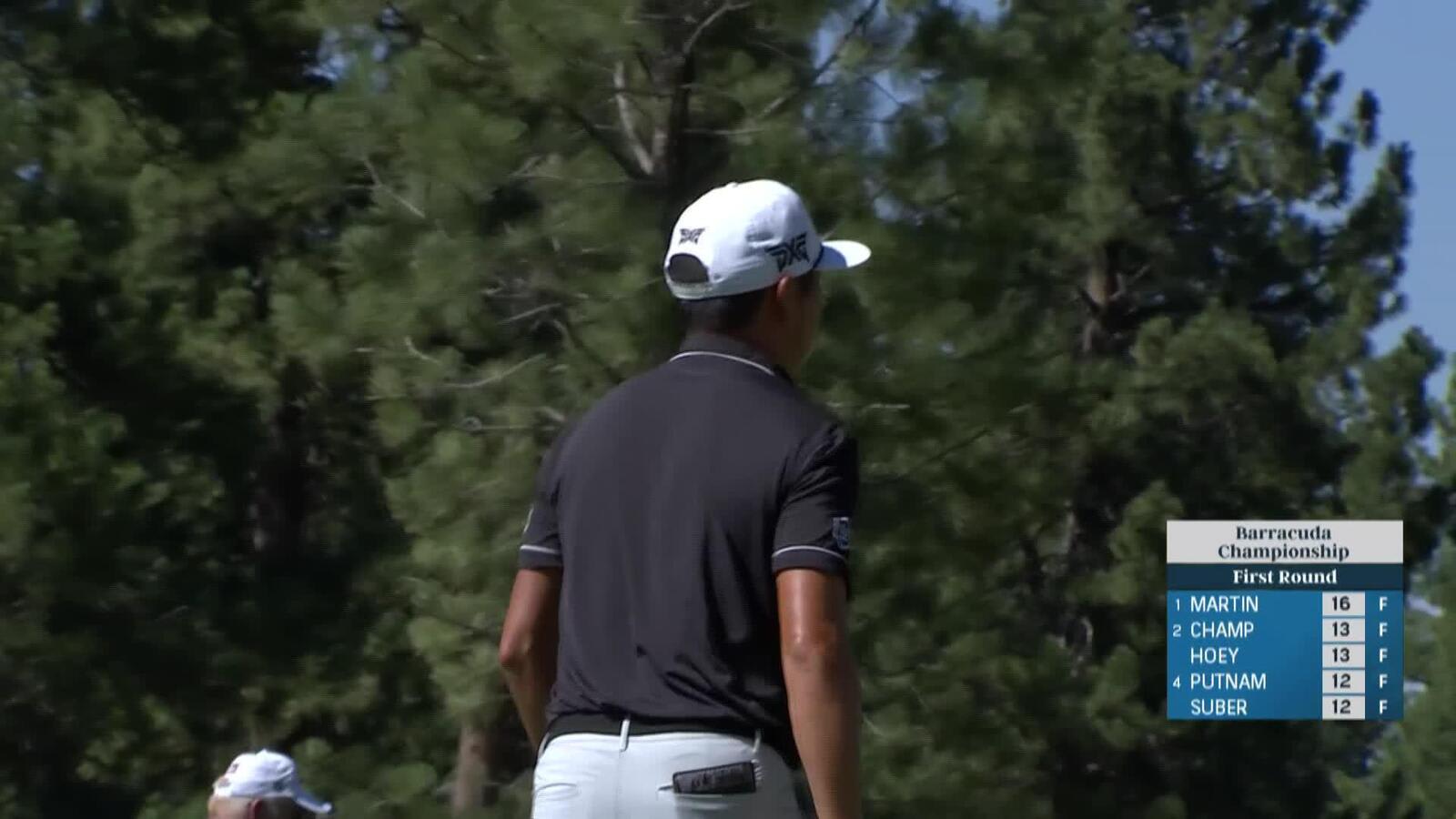 David Lipsky makes birdie on No. 17 at Barracuda