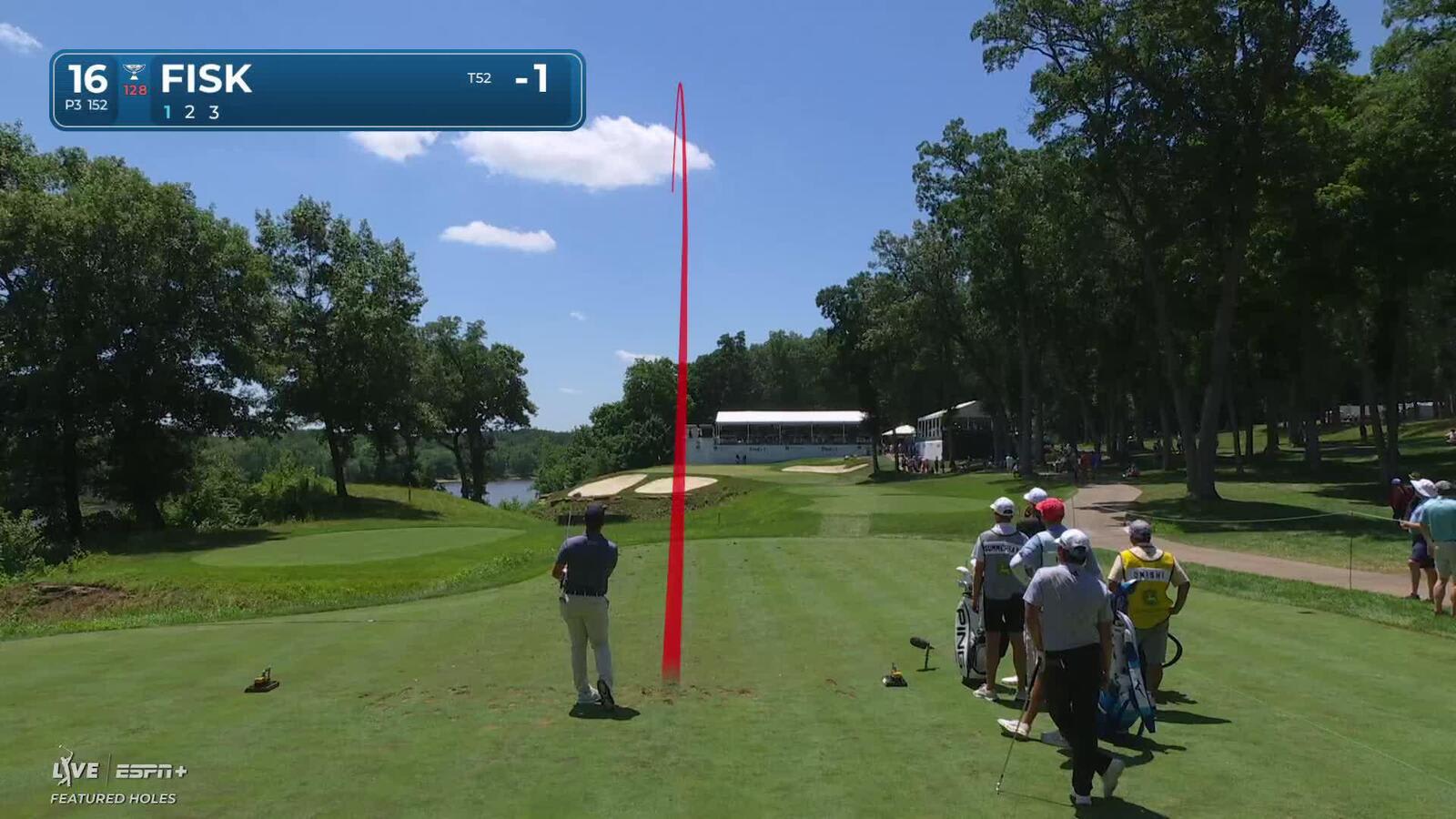 Steven Fisk makes birdie on No. 16 at John Deere