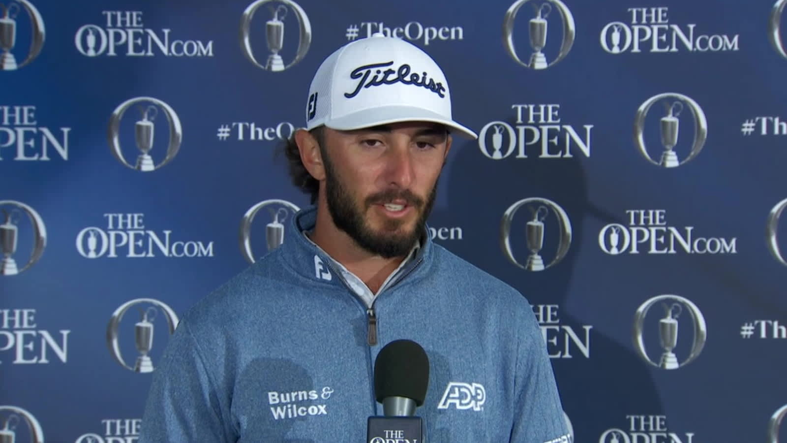 Max Homa interview after Round 1 of The Open
