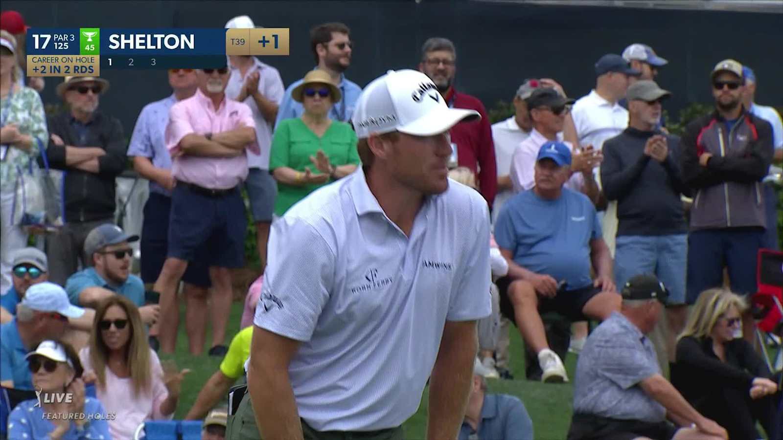 Robby Shelton pours in 22-foot birdie putt at THE PLAYERS