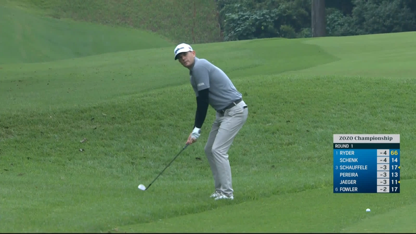 Brendan Steele sticks approach from rough to within 5 feet at ZOZO CHAMP