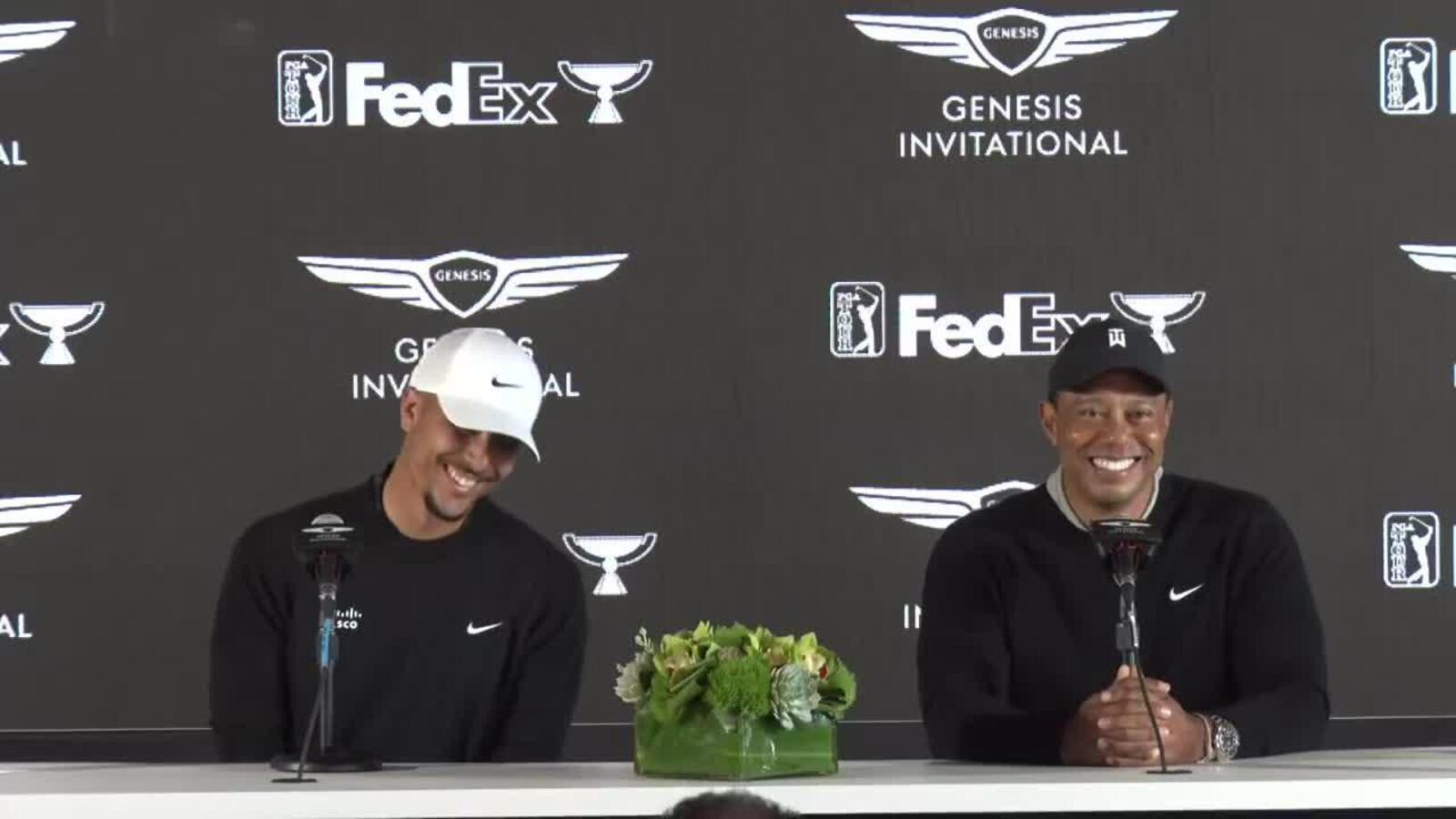 Tiger Woods and Aaron Beverly full news conference at The Genesis Invitational