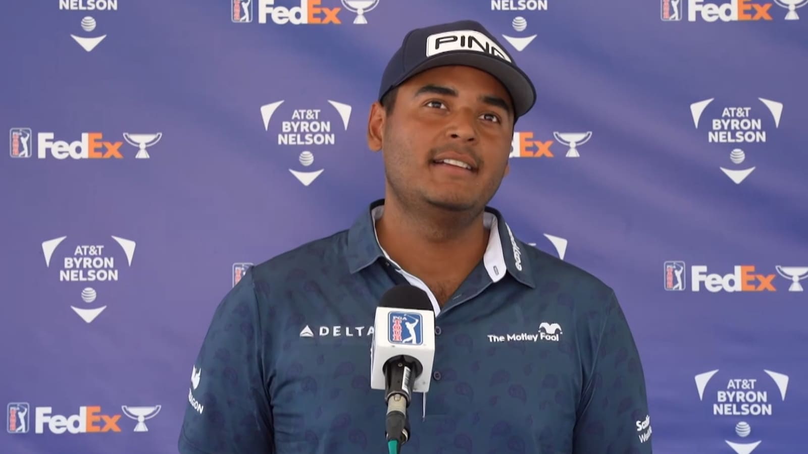 Sebastián Muñoz interview after Round 1 at AT&T Byron Nelson