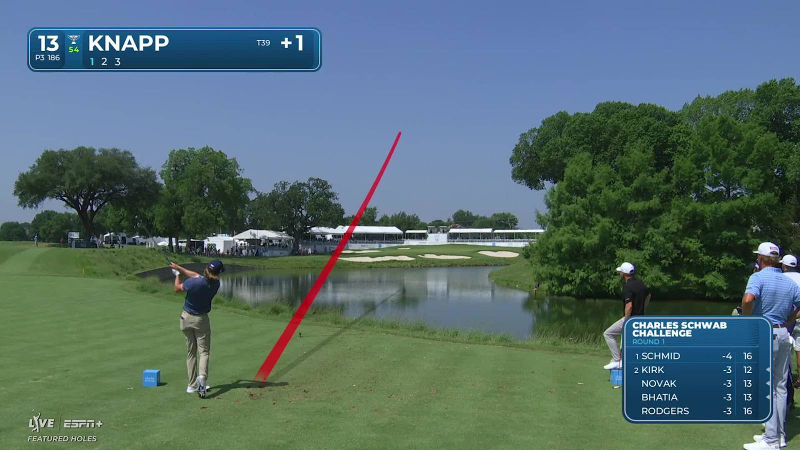 Jake Knapp nearly aces No. 13 at Charles Schwab