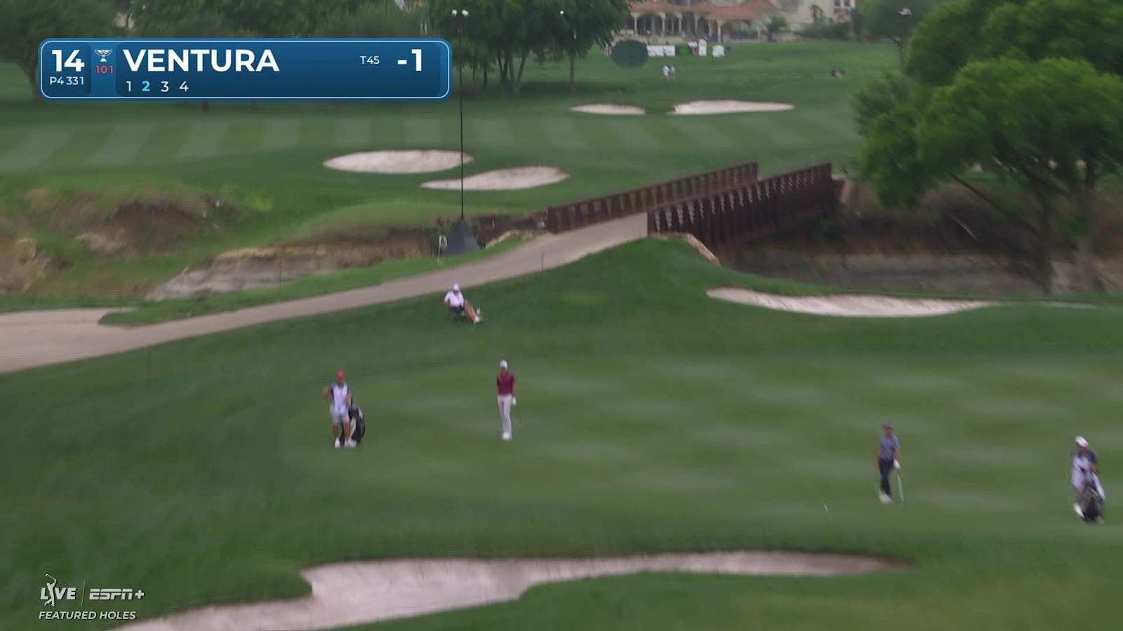 Kristoffer Ventura makes birdie on No. 14 at THE CJ CUP