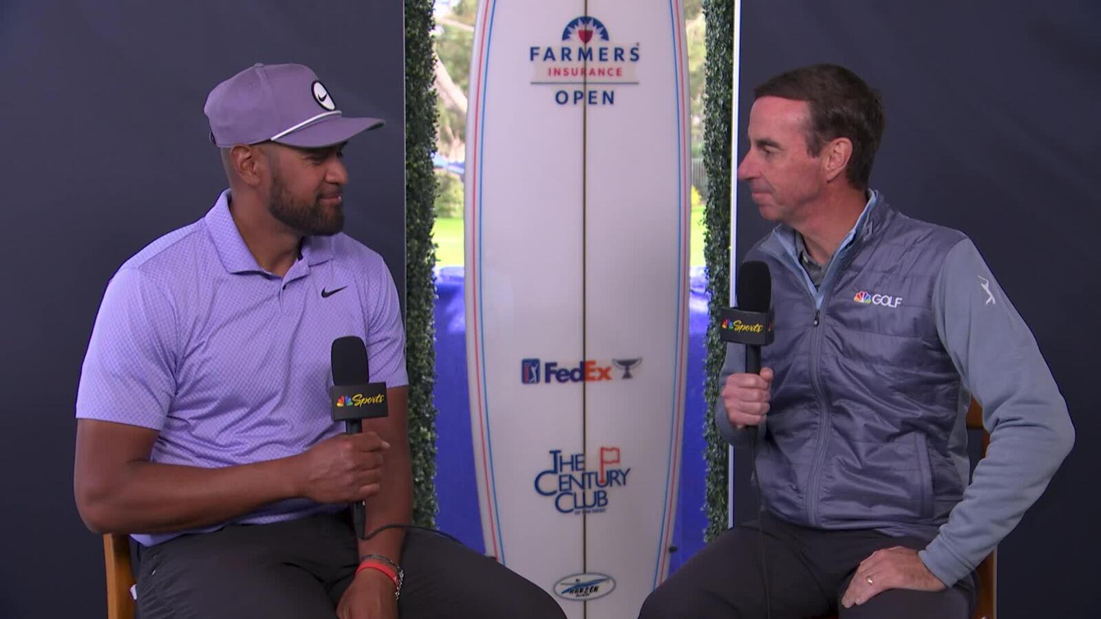 Tony Finau's interview after Round 2 of Farmers