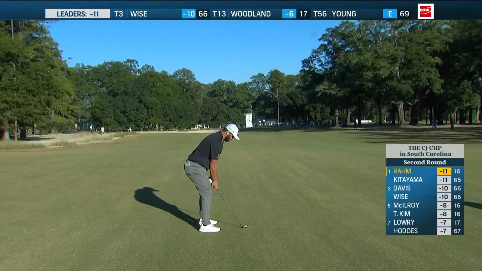 Jon Rahm's 195-yard iron to 13 inches at THE CJ CUP