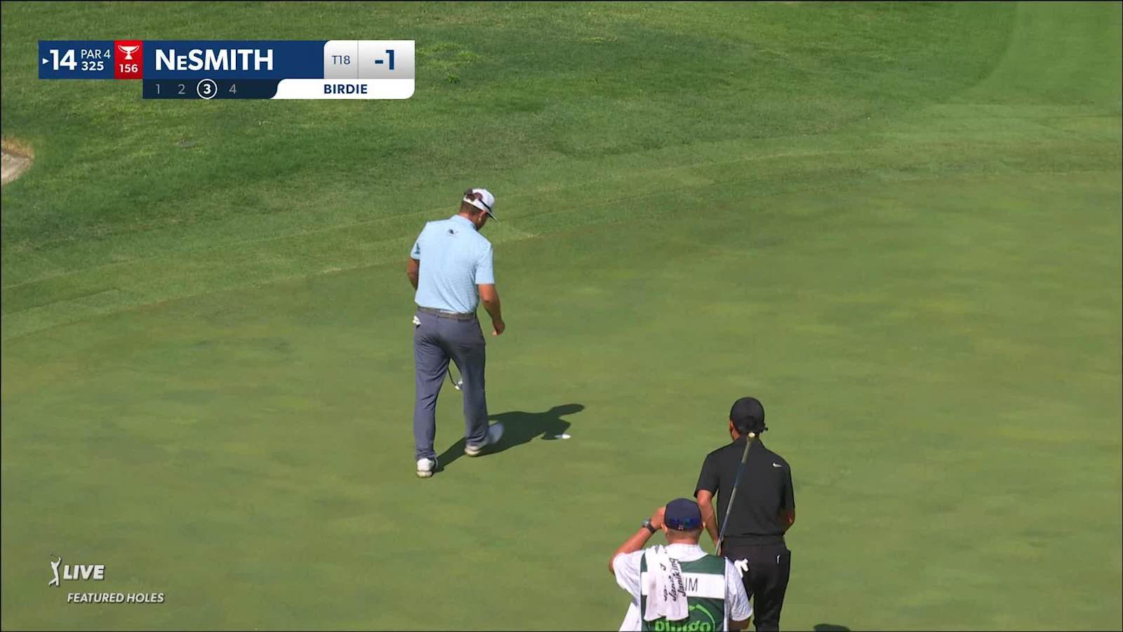 Matthew NeSmith makes short birdie putt at CJ CUP Byron Nelson