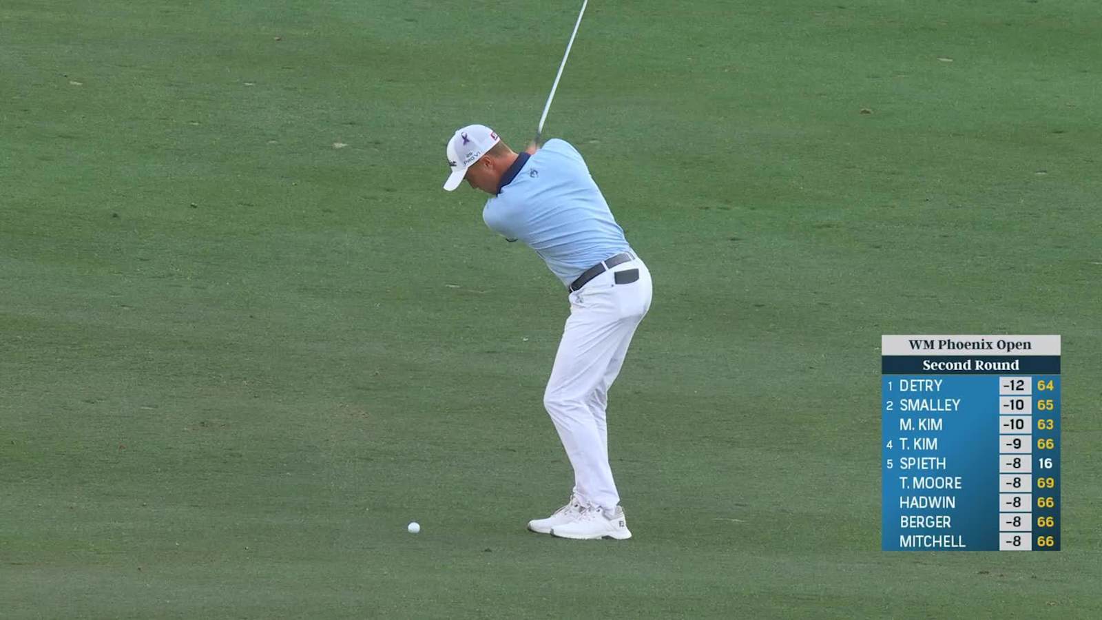 Justin Thomas closes Friday with a birdie at WM Phoenix Open