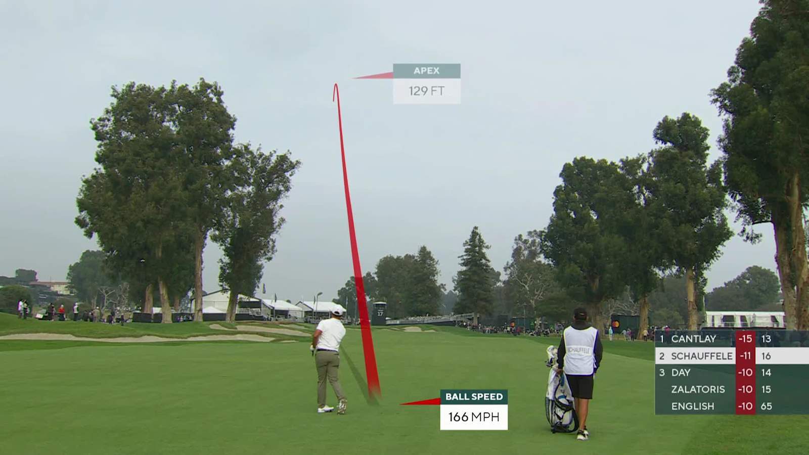 Xander Schauffele reaches the green in two and birdies at Genesis