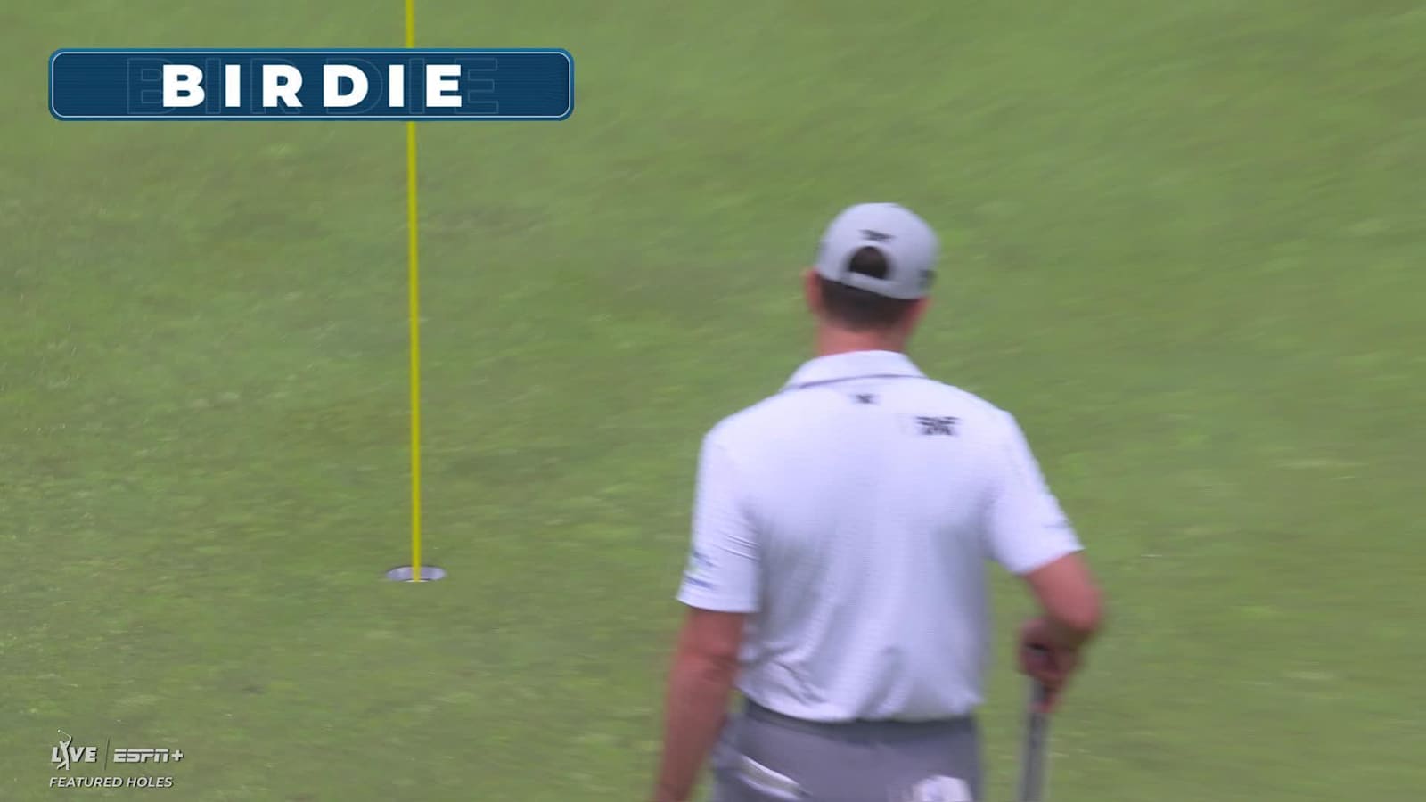 Tyler Mawhinney sinks a 36-foot birdie putt on No. 7 at RBC Canadian