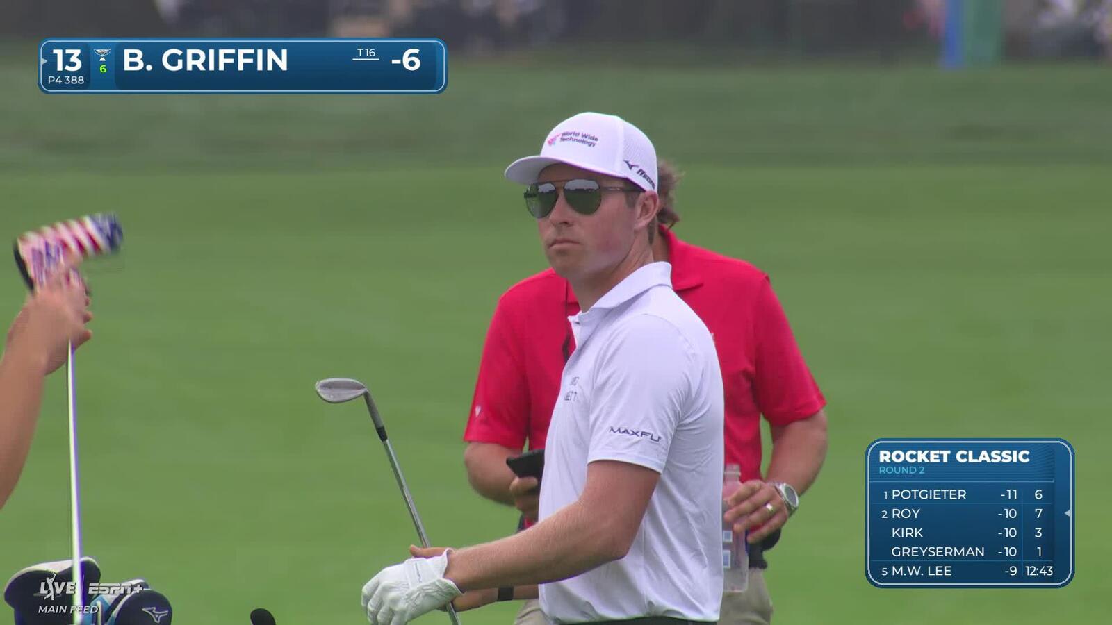 Ben Griffin's excellent approach leads to birdie at Rocket Classic