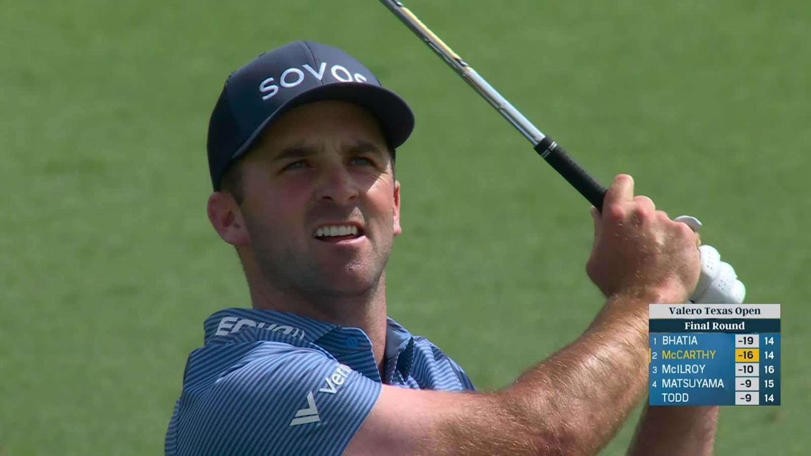 Denny McCarthy's clutch hole-out from 41-feet at Valero