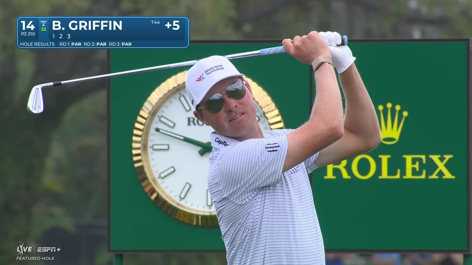 Ben Griffin drains 34-footer for birdie at Arnold Palmer Invitational