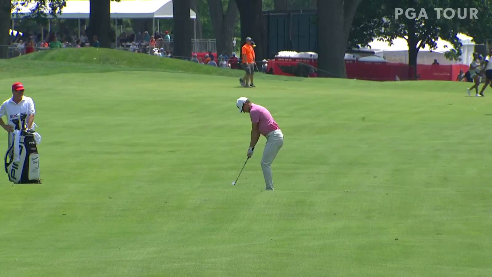 Brandon Hagy dials in wedge and birdies at Rocket Mortgage