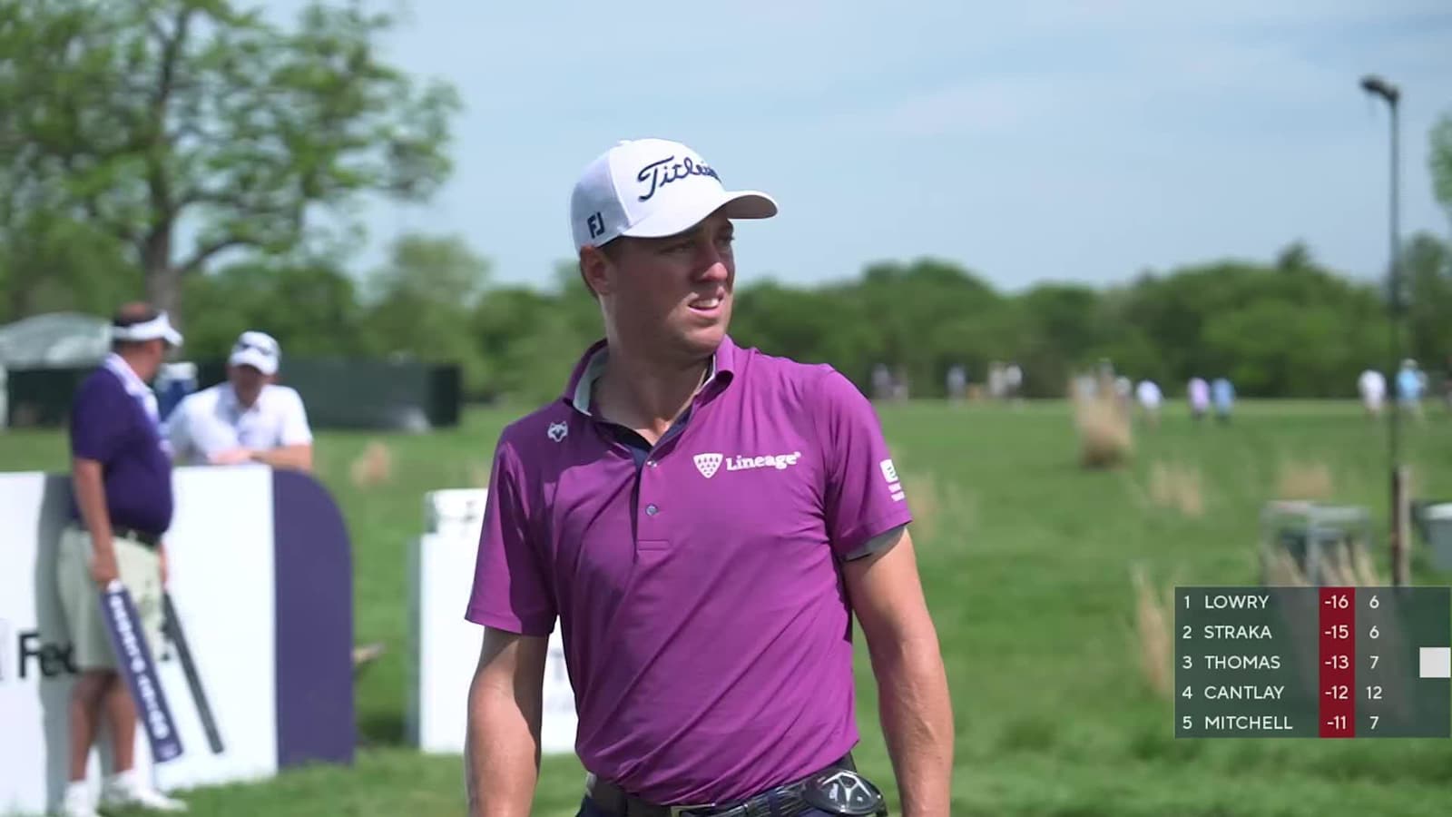Justin Thomas makes birdie on No. 8 at Truist Championship