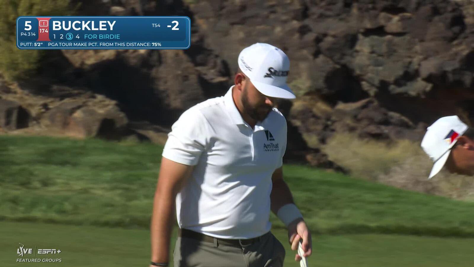 Hayden Buckley sinks 5-foot birdie putt on No. 5 at Bank of Utah
