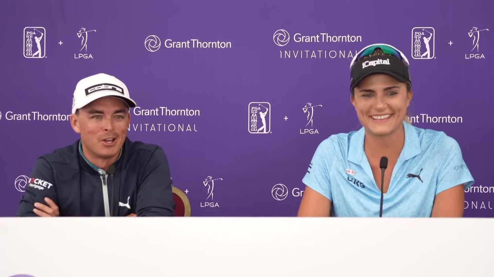 Rickie Fowler and Lexi Thompson on competition in team format events