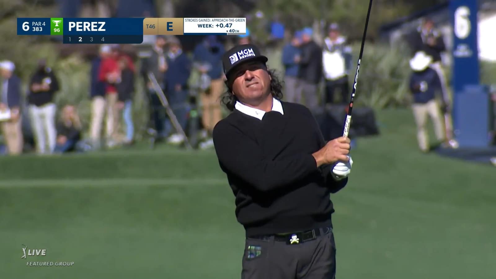Pat Perez sticks it close to set up birdie at THE PLAYERS