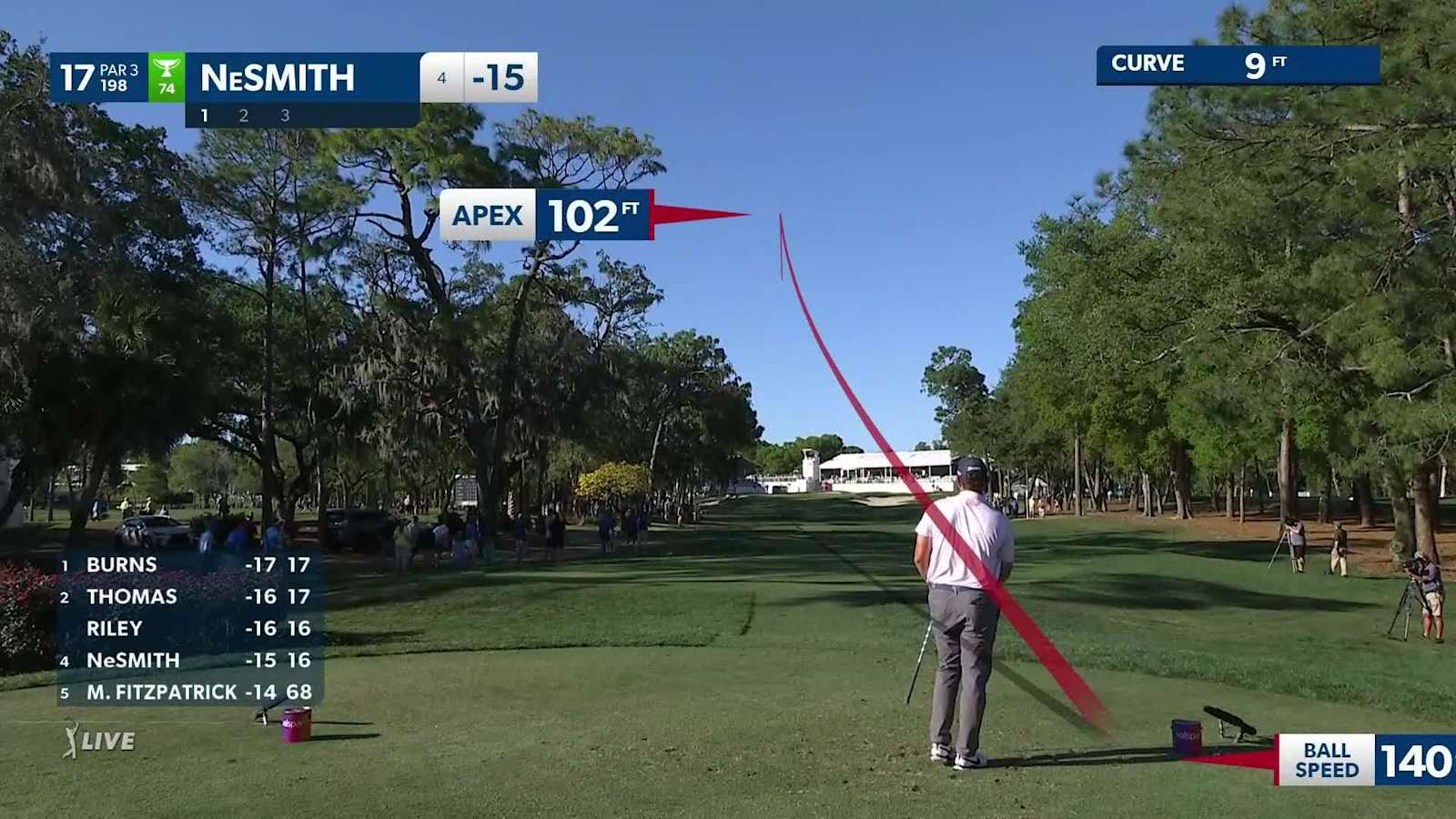 Matthew NeSmith uses nice tee shot to set up birdie at Valspar