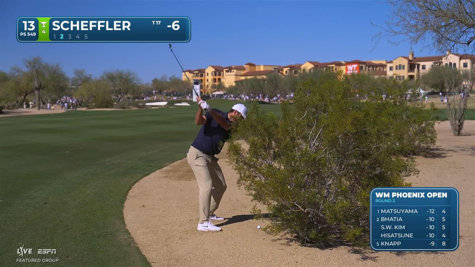 Scottie Scheffler's 202-yard shot from native area leaves him 40 feet, sets up birdie