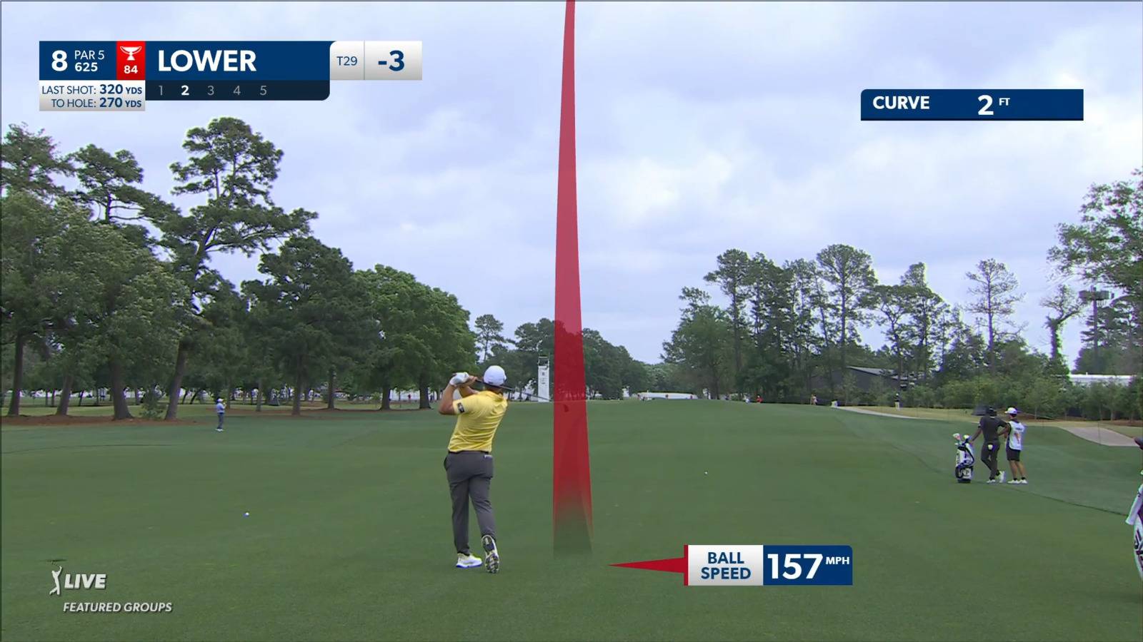 Justin Lower reaches in two from 270-yards at Houston Open