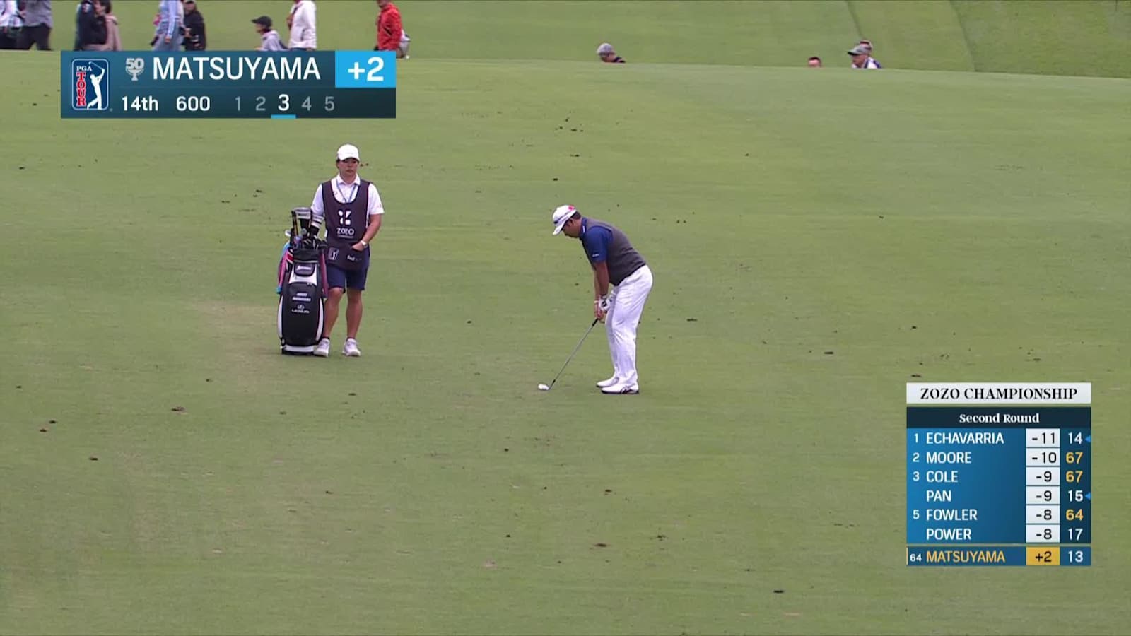 Hideki Matsuyama's nice approach leads to birdie at ZOZO CHAMPIONSHIP