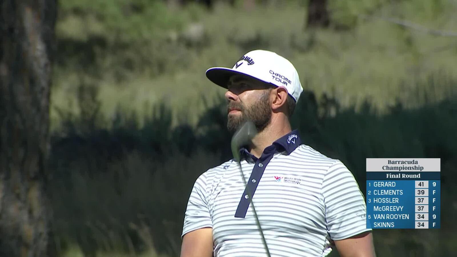 Erik van Rooyen goes flag-hunting to set up birdie at Barracuda