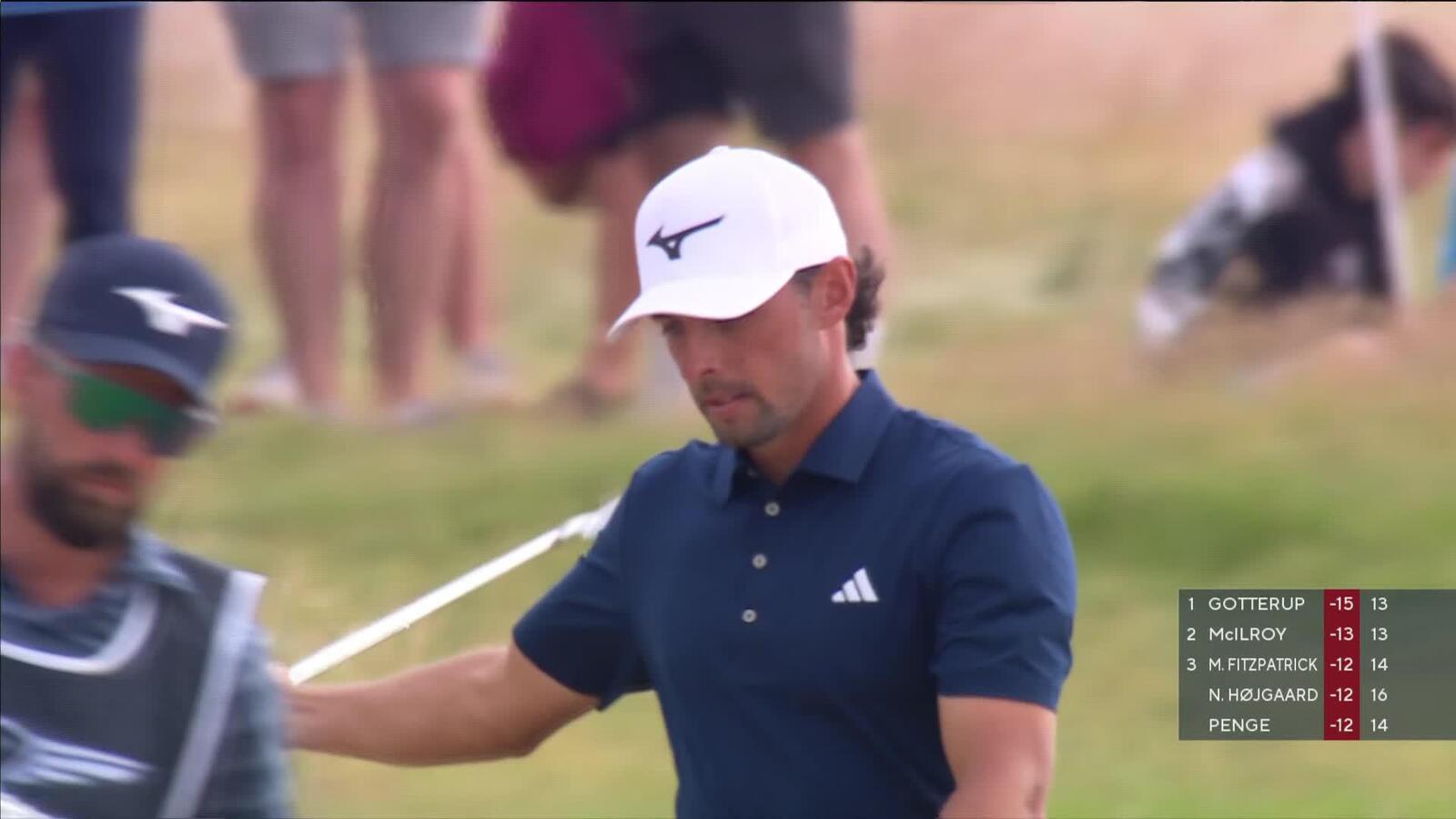 Marco Penge gets within two with birdie at Genesis Scottish Open