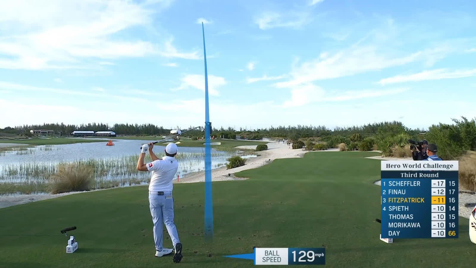 Matt Fitzpatrick's quality tee shot leads to birdie at Hero World Challenge