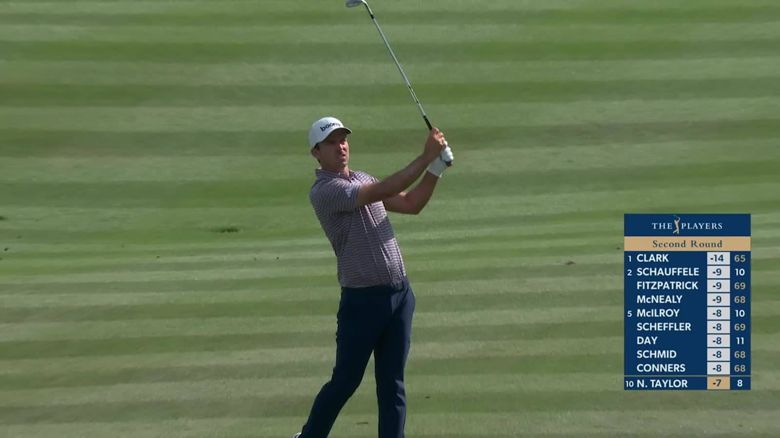 Nick Taylor makes birdie on No. 9 at THE PLAYERS