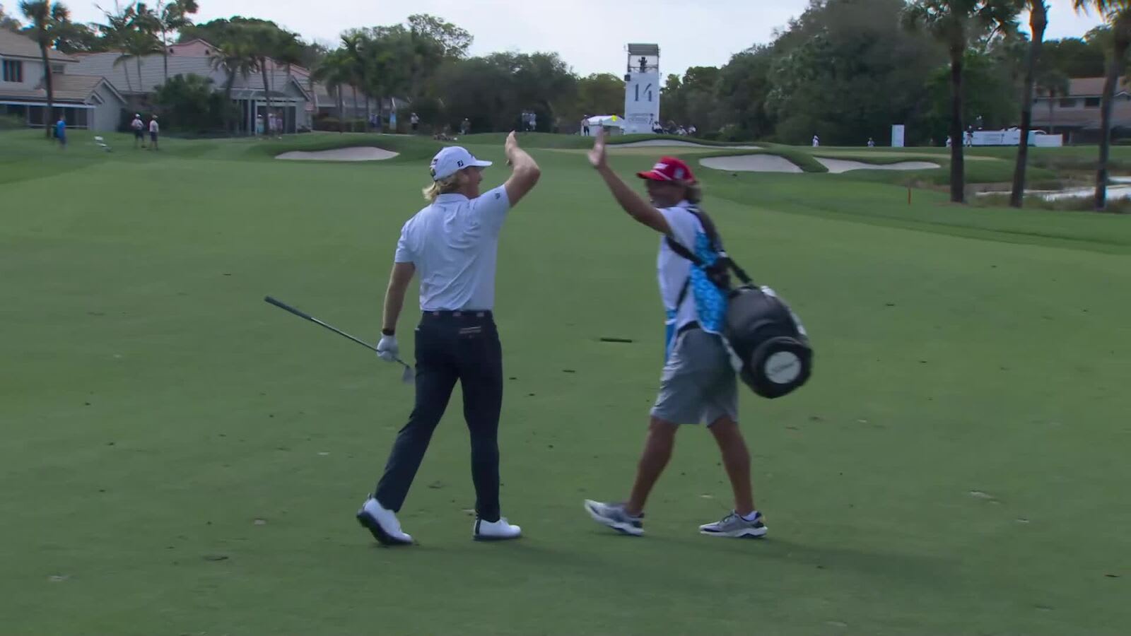 Jimmy Stanger holes out for eagle twice in roller-coaster round at Cognizant Classic