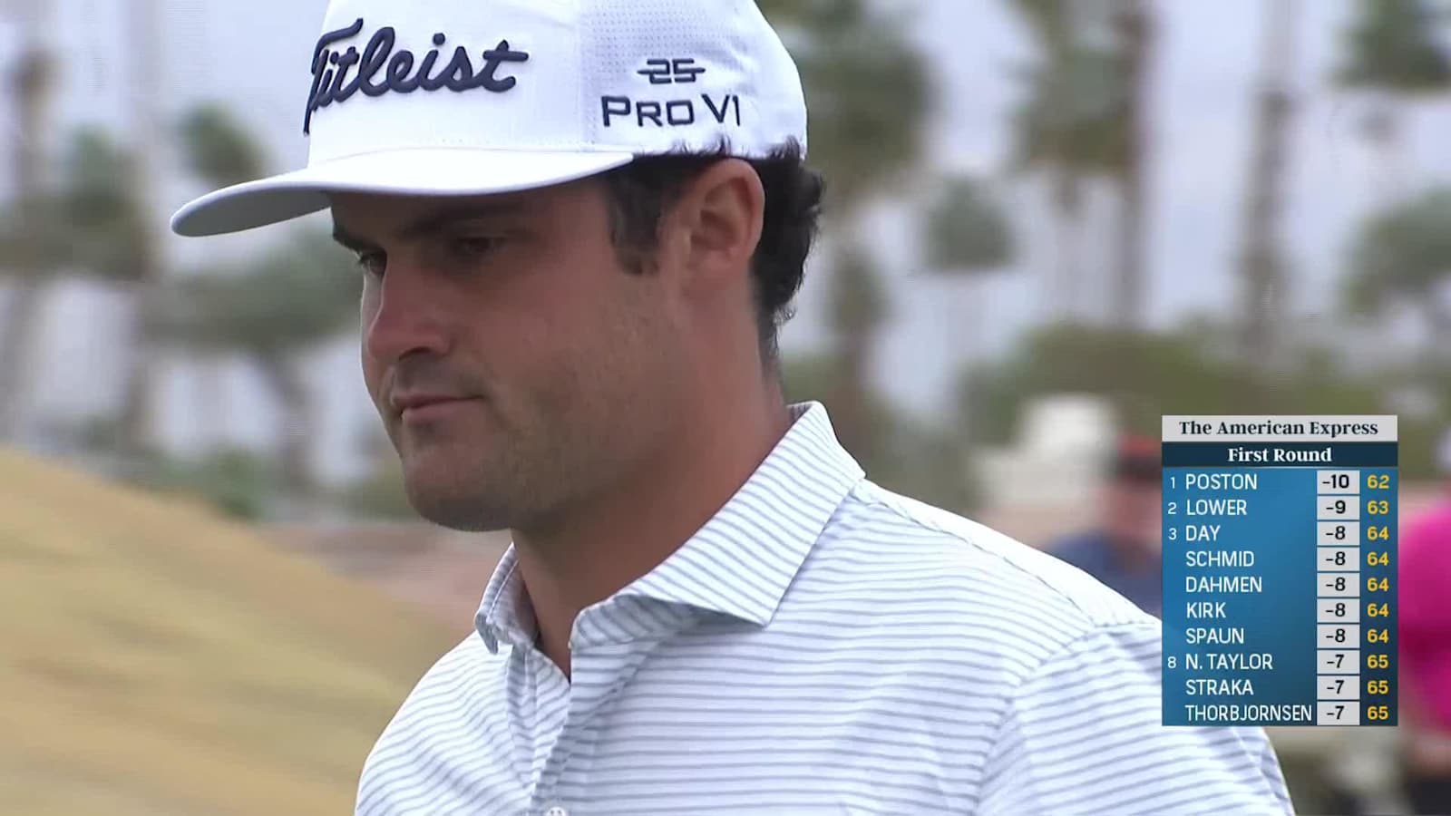 Jackson Suber makes birdie on No. 17 at The American Express