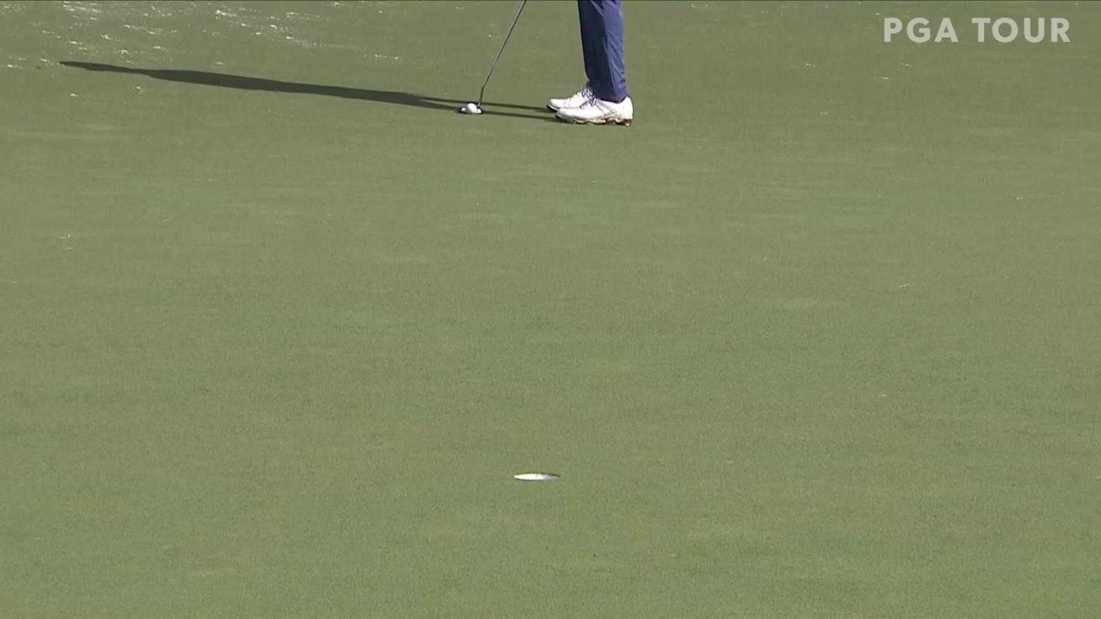 Kevin Kisner birdies No. 15 in Round 4 at Wyndham