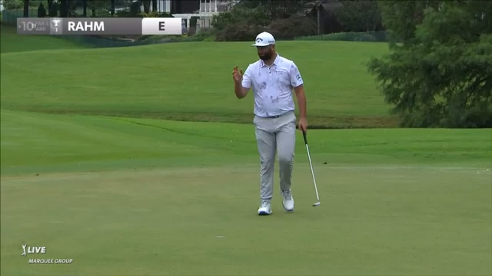 Jon Rahm makes 11-footer for birdie at FedEx St. Jude