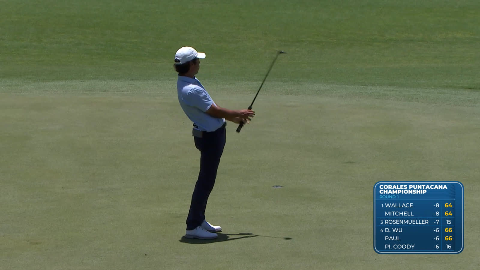 Connor Doyal trickles in birdie putt at Corales Puntacana