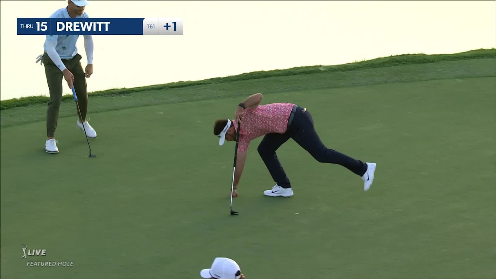 Brett Drewitt makes birdie on No. 15 at Honda