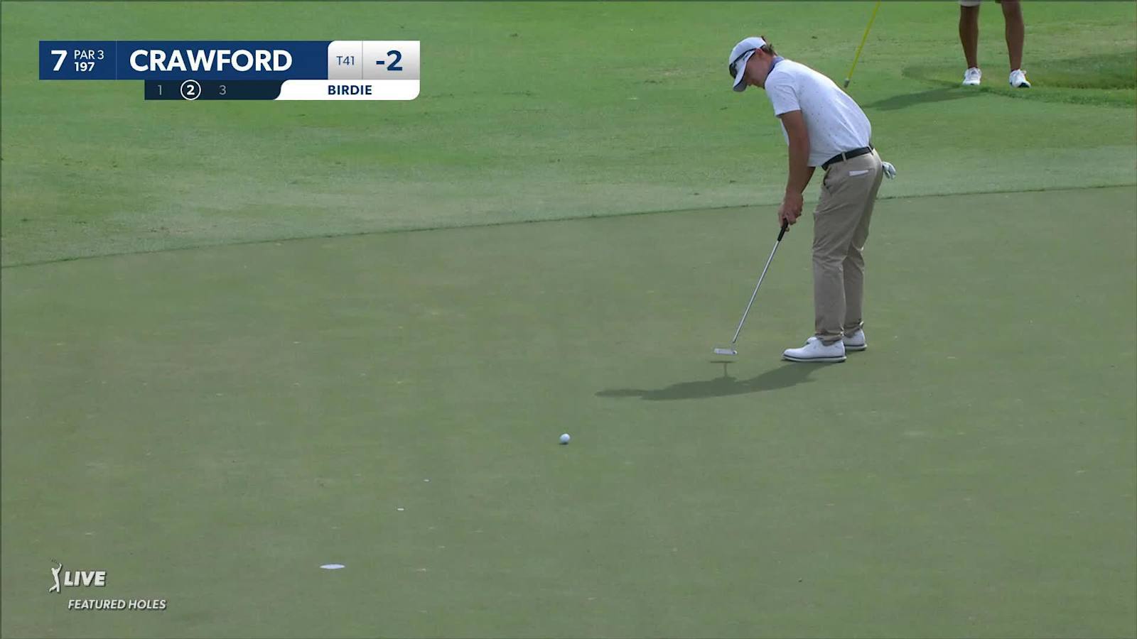 Chris Crawford notches a birdie at Cognizant Classic
