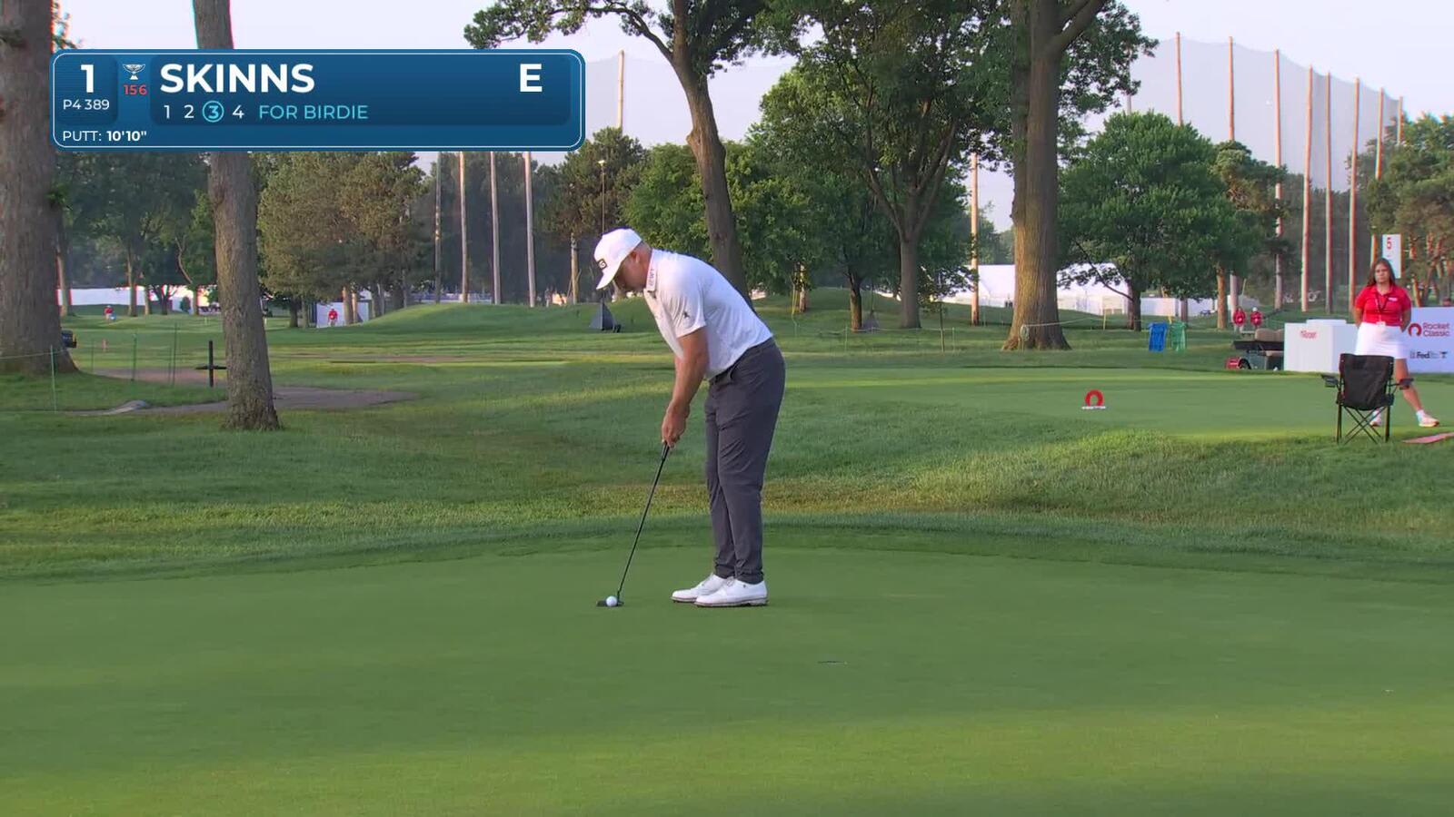 David Skinns makes birdie on No. 1 at Rocket Classic