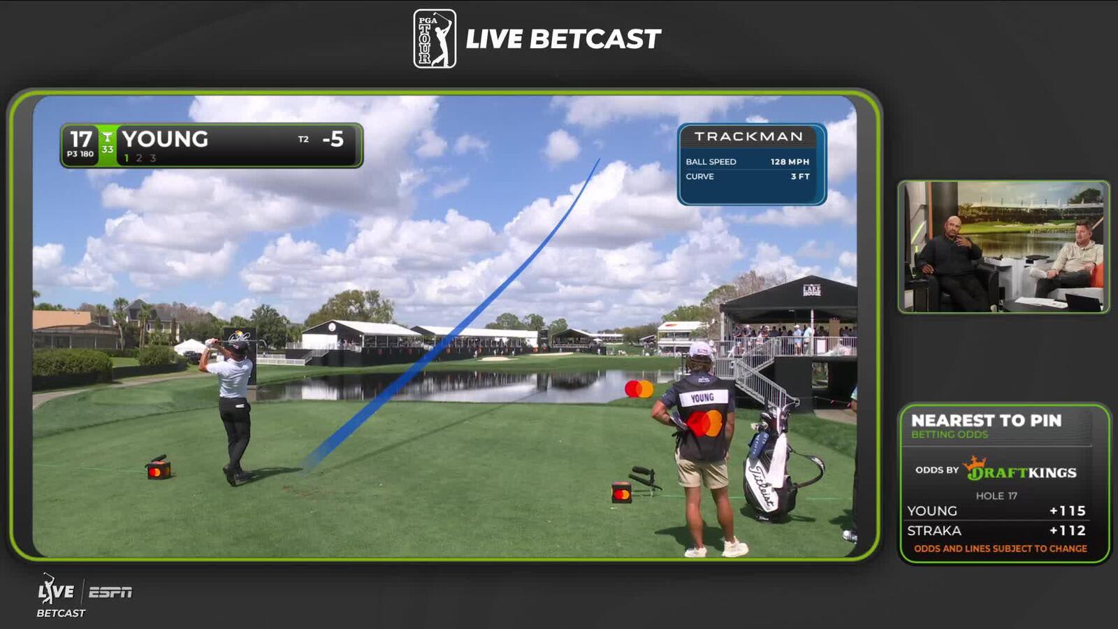 Cameron Young hits 182-yard drive to 9 feet, sets up birdie on No. 17 at Arnold Palmer