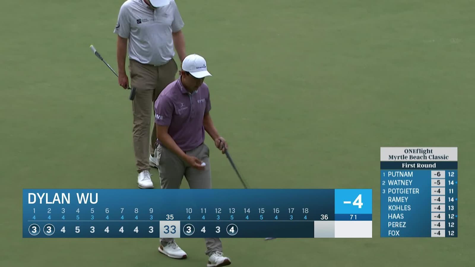 Dylan Wu makes birdie on No. 13 at ONEflight Myrtle