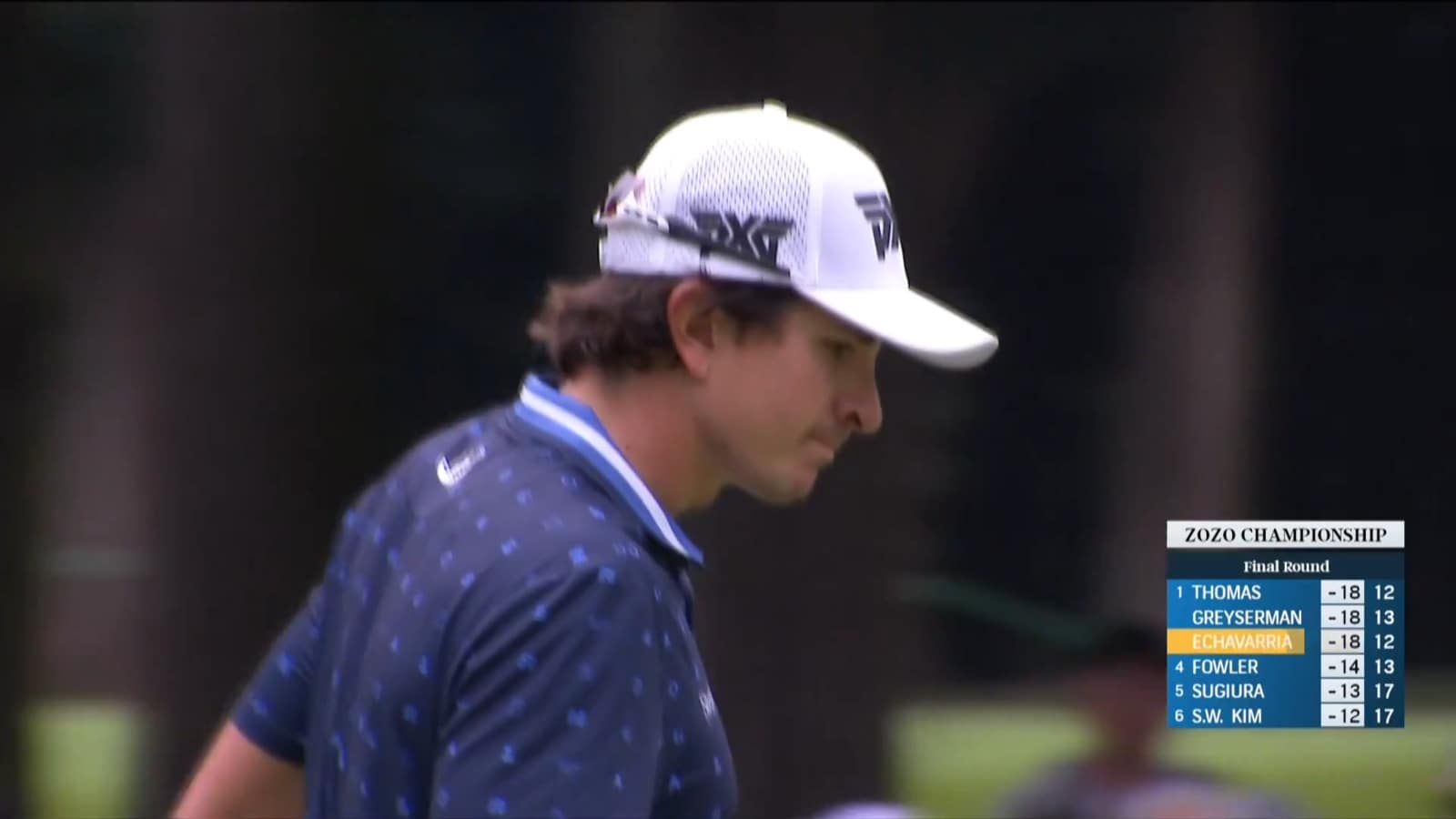 Nico Echavarria curls in birdie putt at ZOZO CHAMPIONSHIP