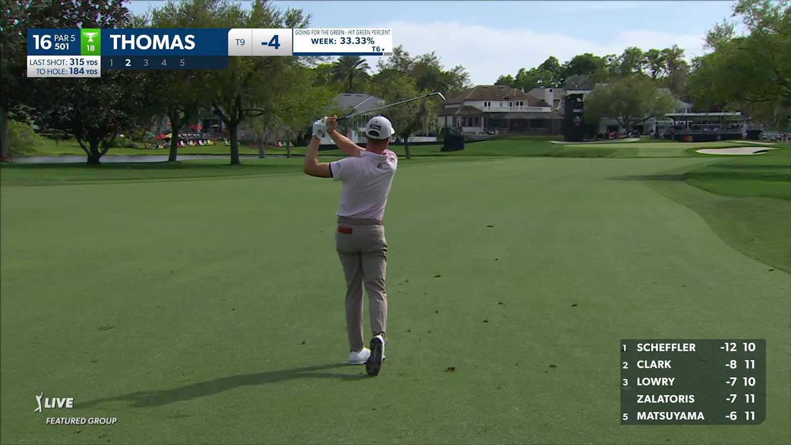 Justin Thomas reaches green in two and birdies at Arnold Palmer