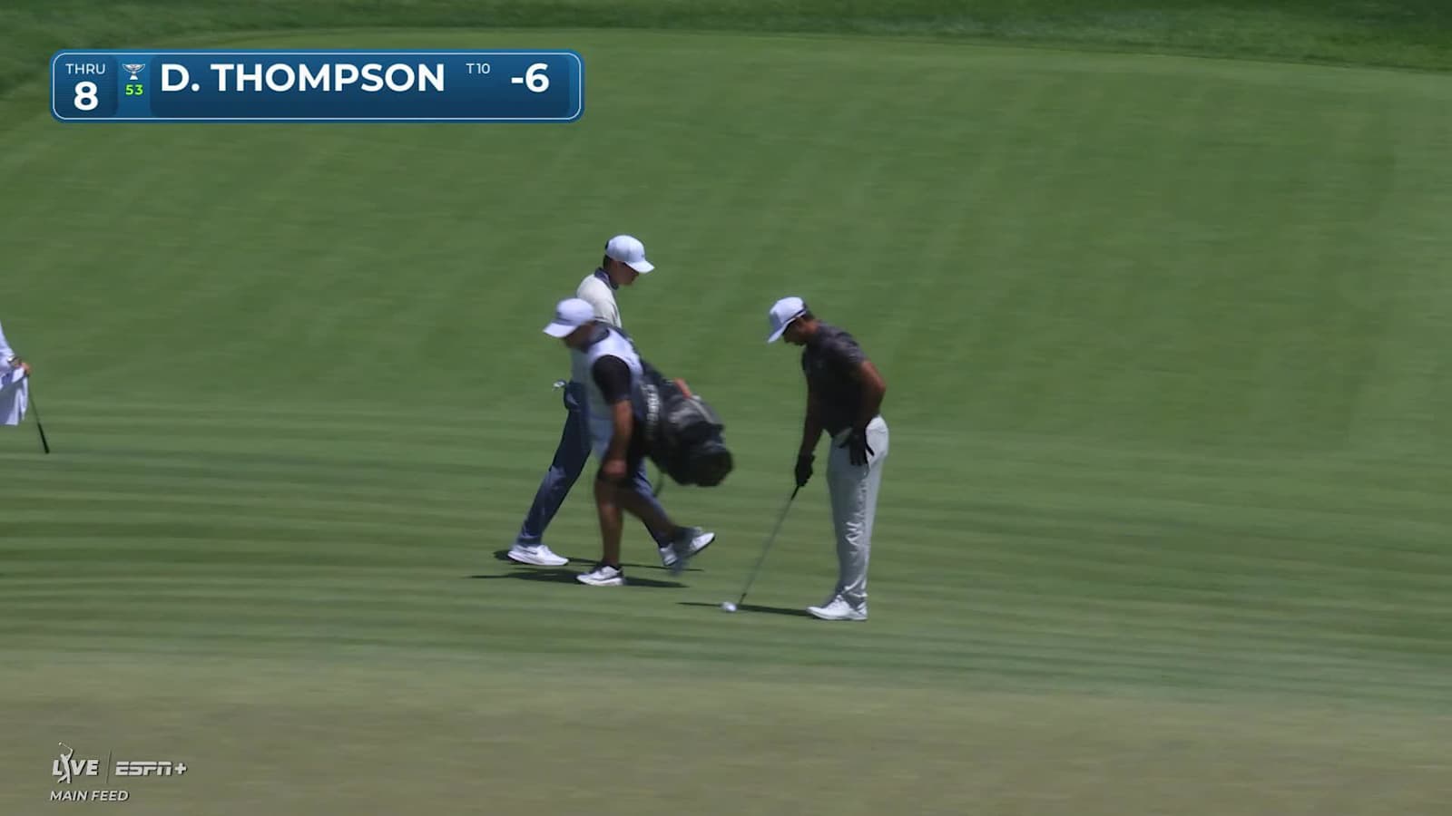 Davis Thompson holes out for birdie on No. 8 at Truist Championship